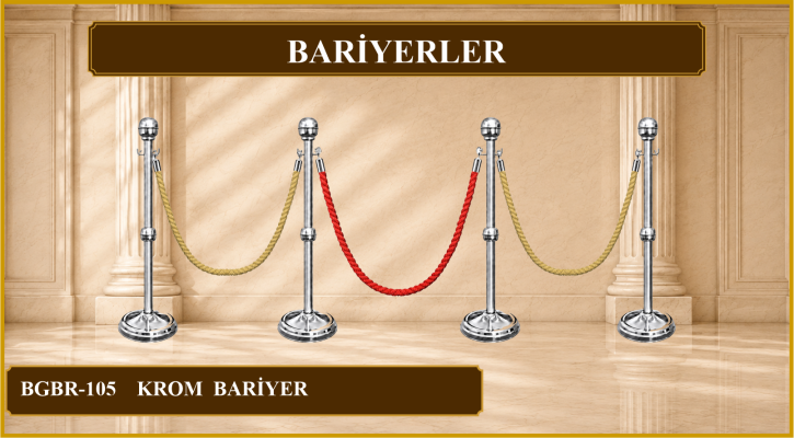 BGBR-105 80 CM KROM BARİYER