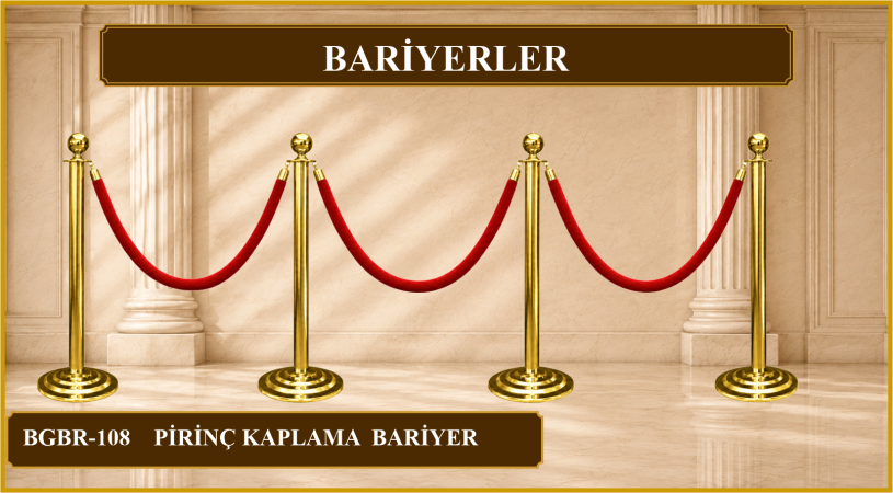 BGBR-108 99 Cm SARI KAPLAMA BARİYER